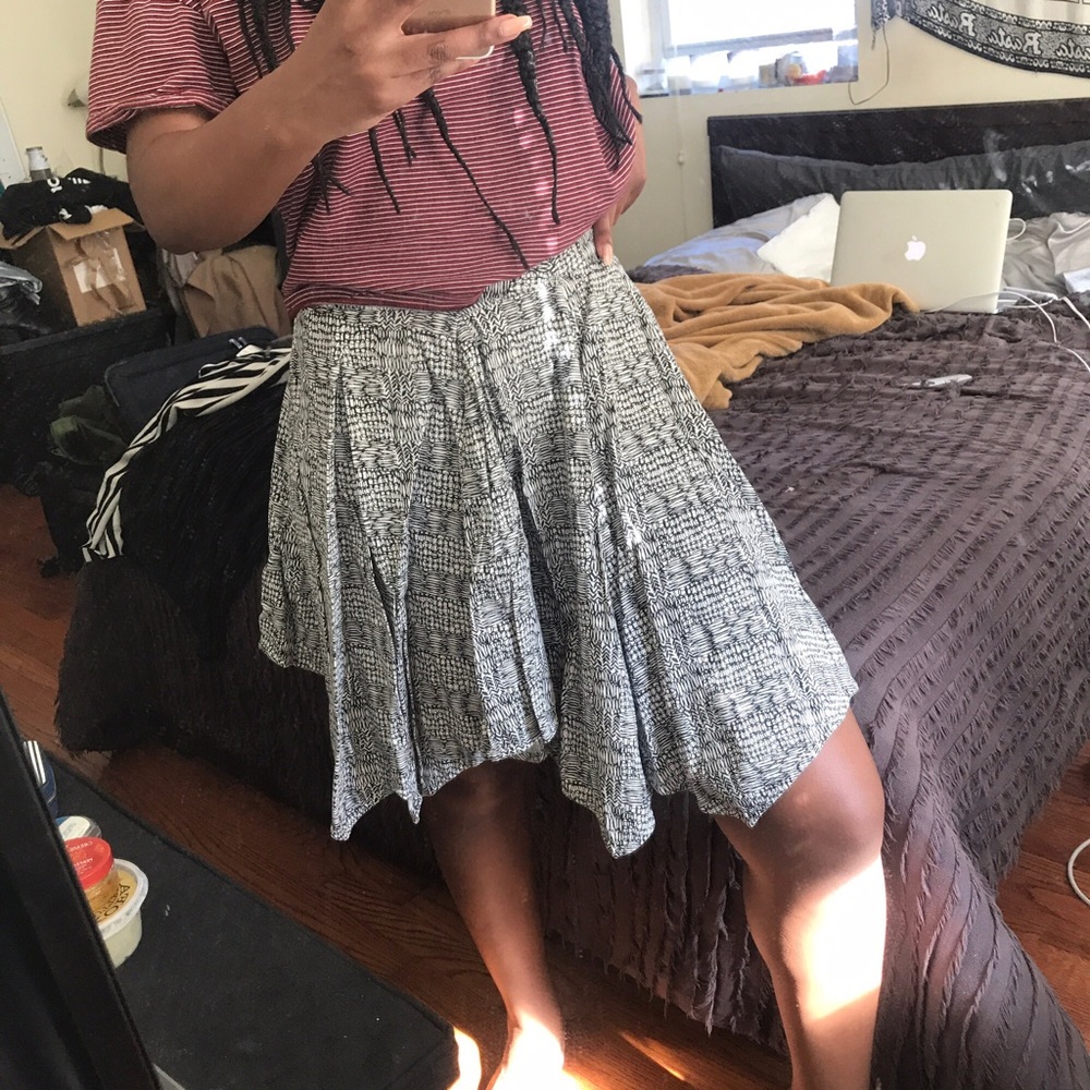 pleat skirt